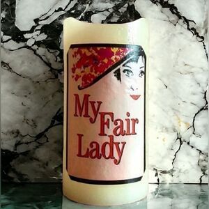 NWOT. My Fair Lady Musical Theater Flameless Candle
